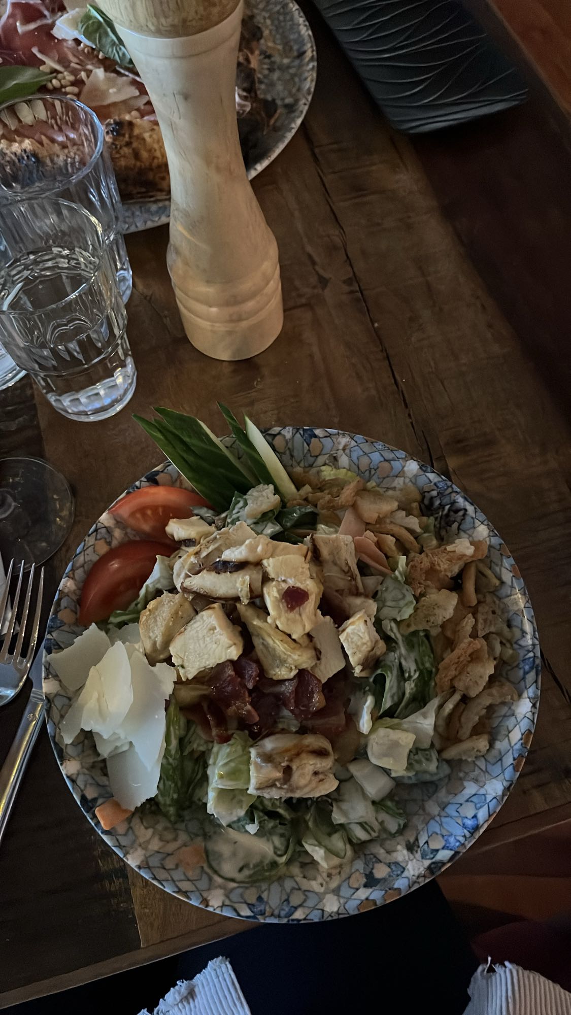 Kycklingsallad med bacon