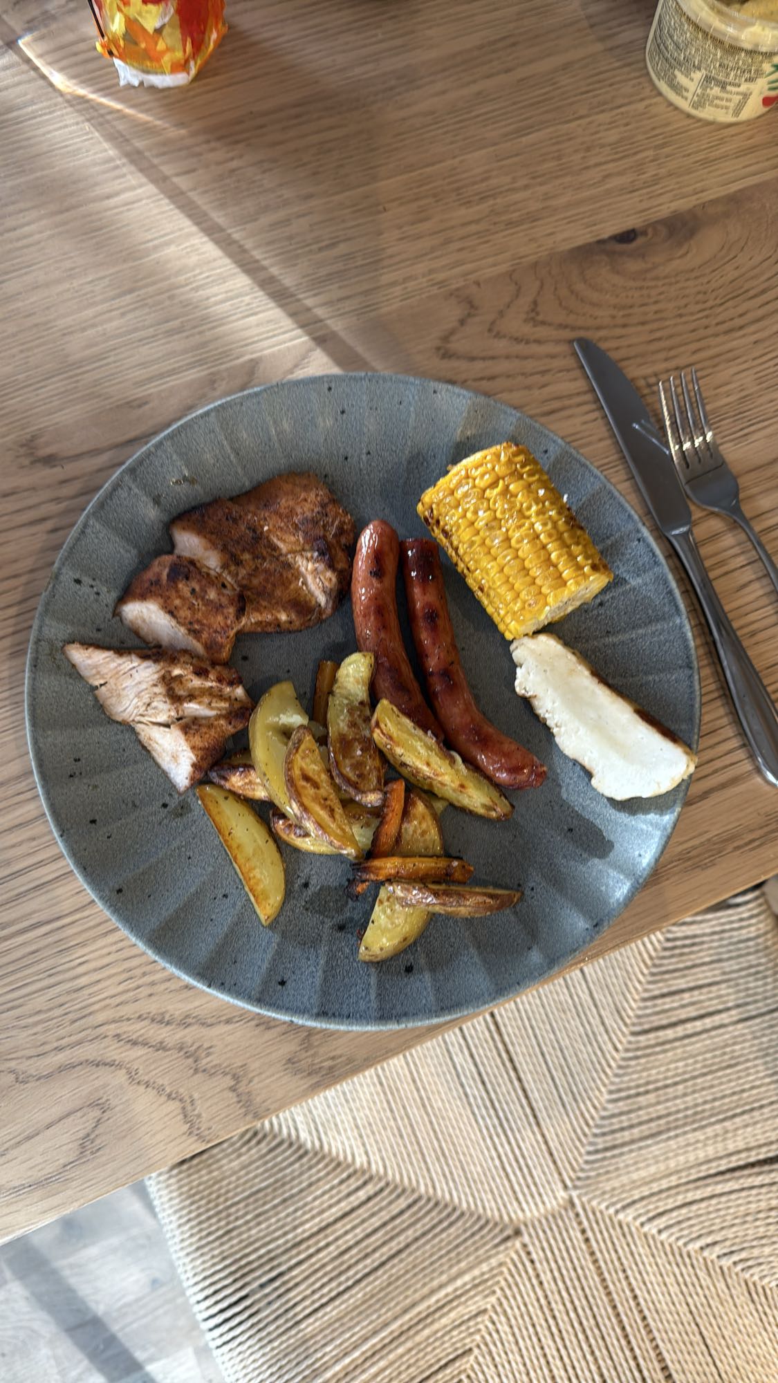 Grilltallrik med potatis