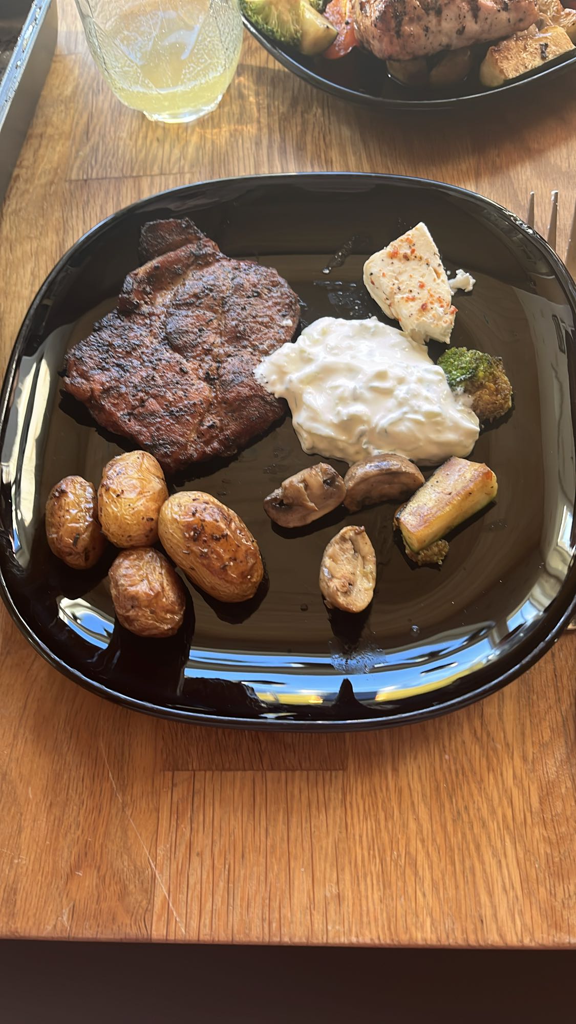 Grilltallrik med sås