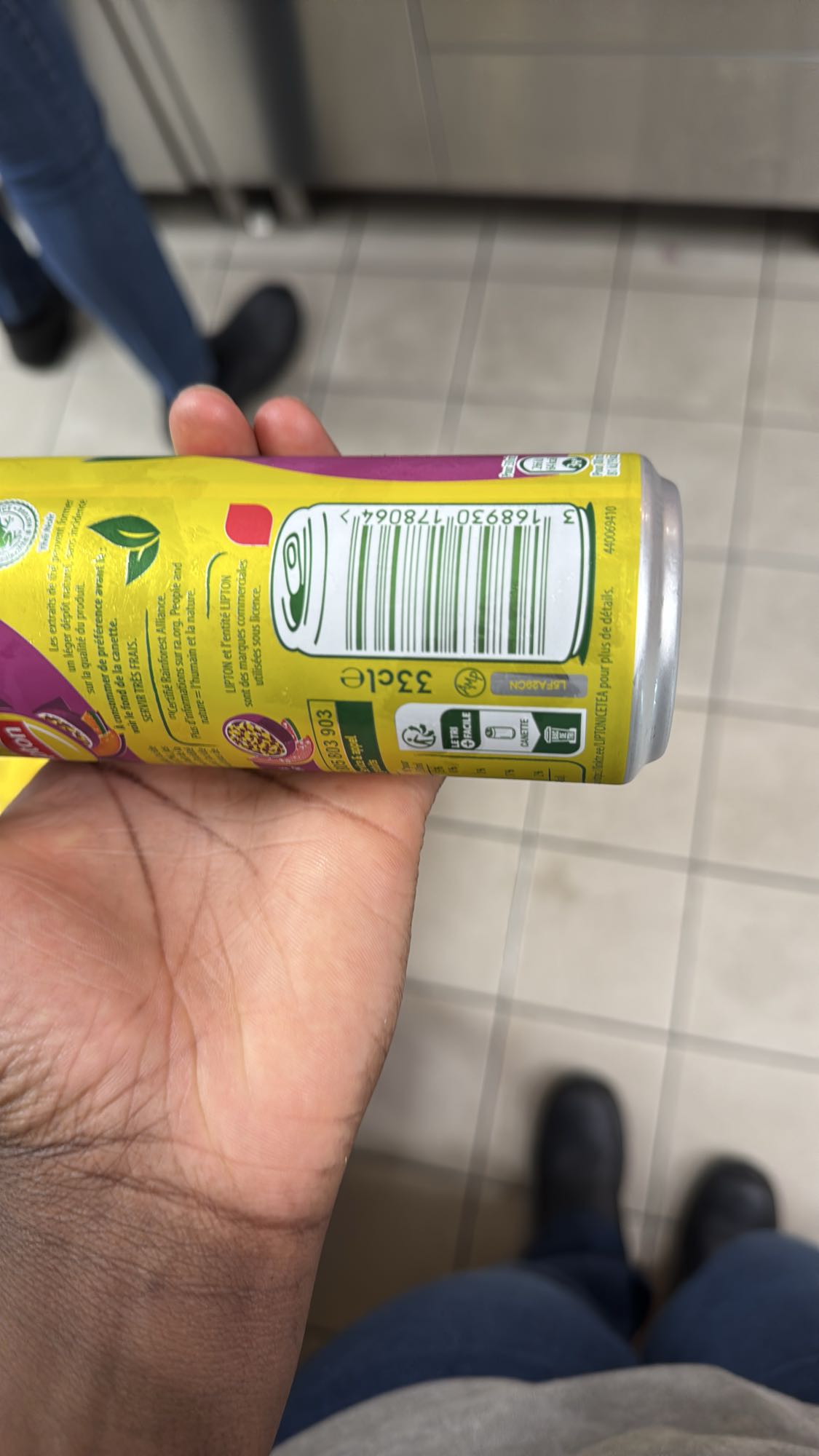 Boisson Lipton glacée