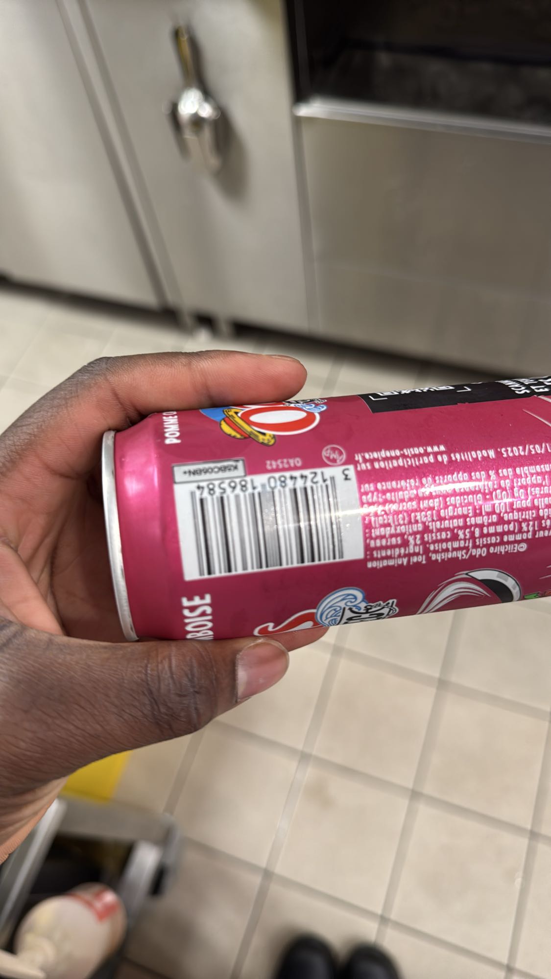 Soda pomme framboise