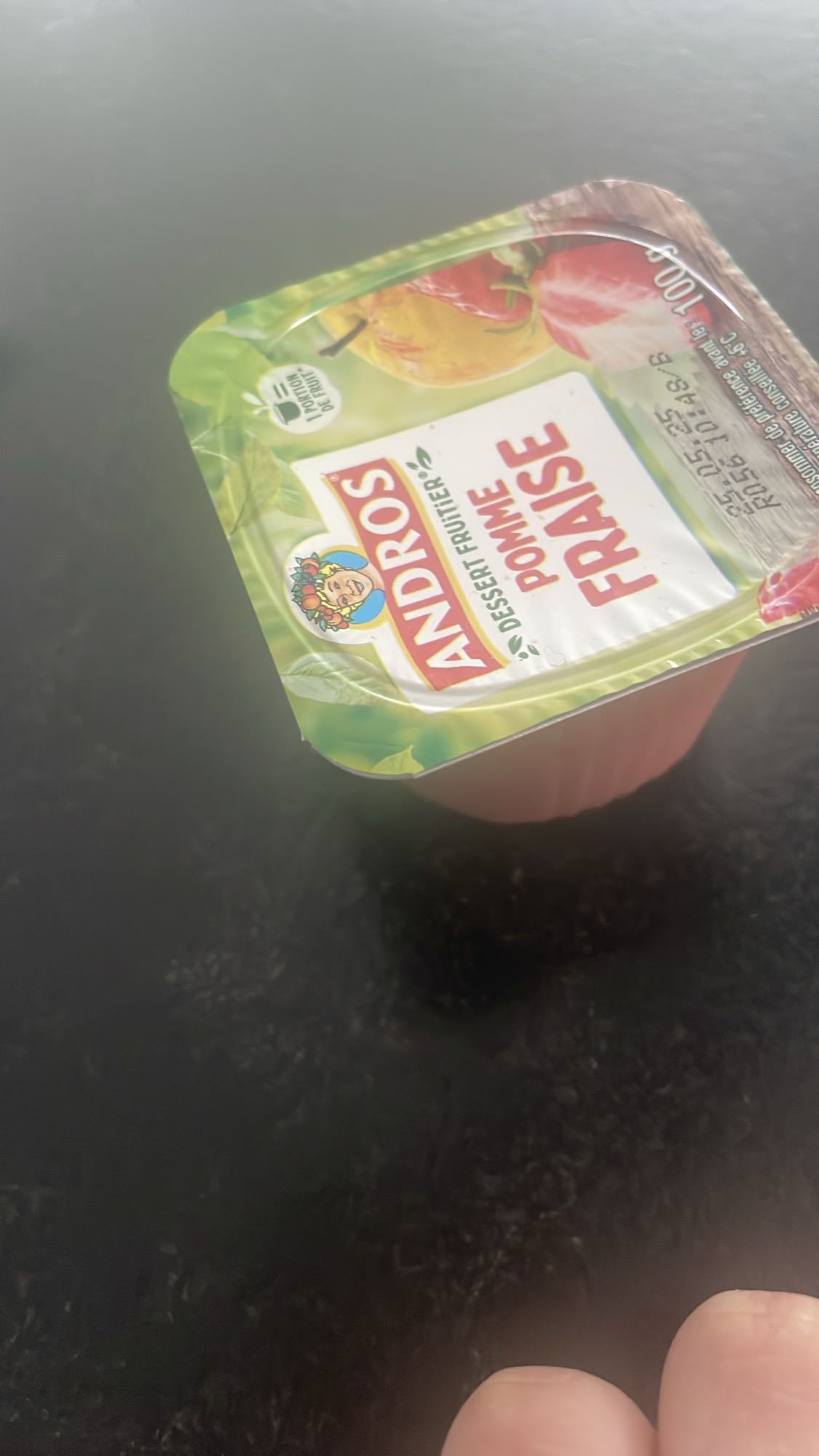 Compote pomme fraise