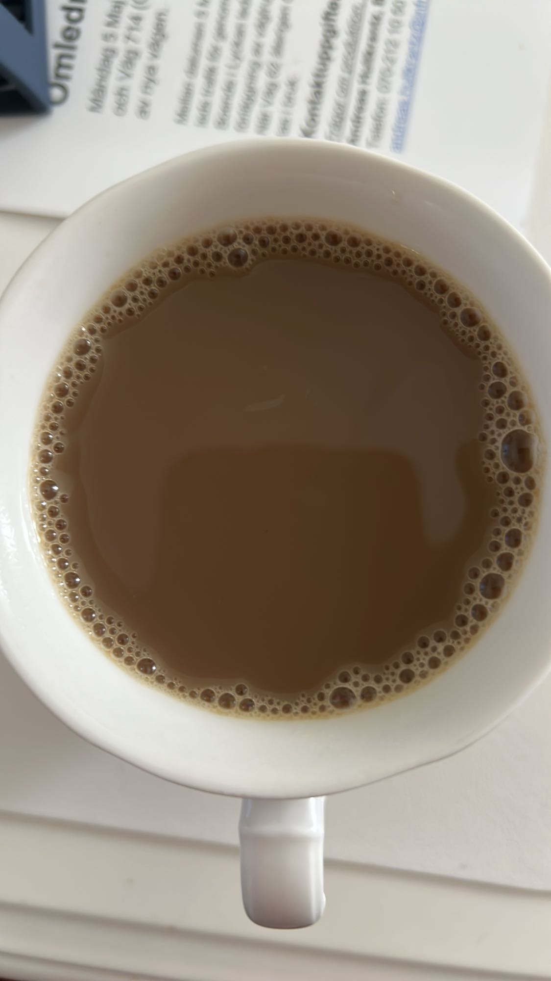 Kaffe med mjölk