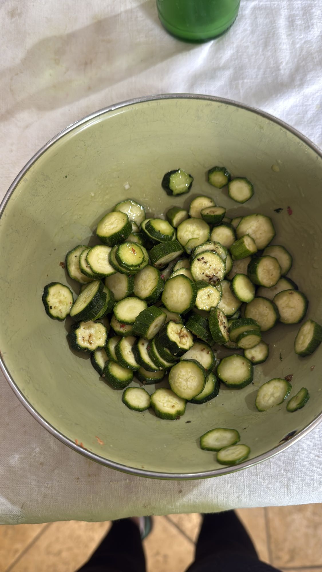 Salade de courgettes