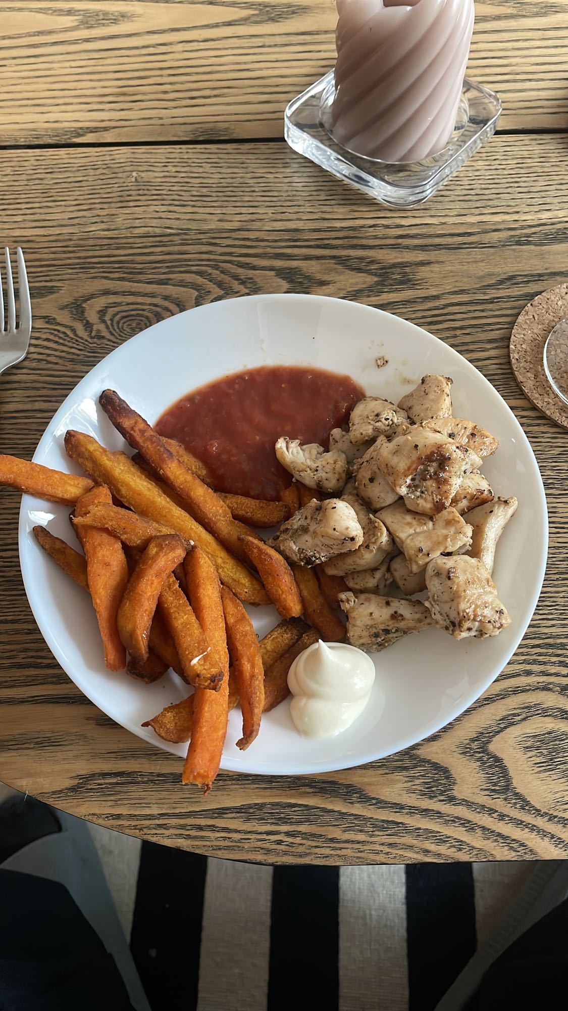 Kyckling med sötpotatis