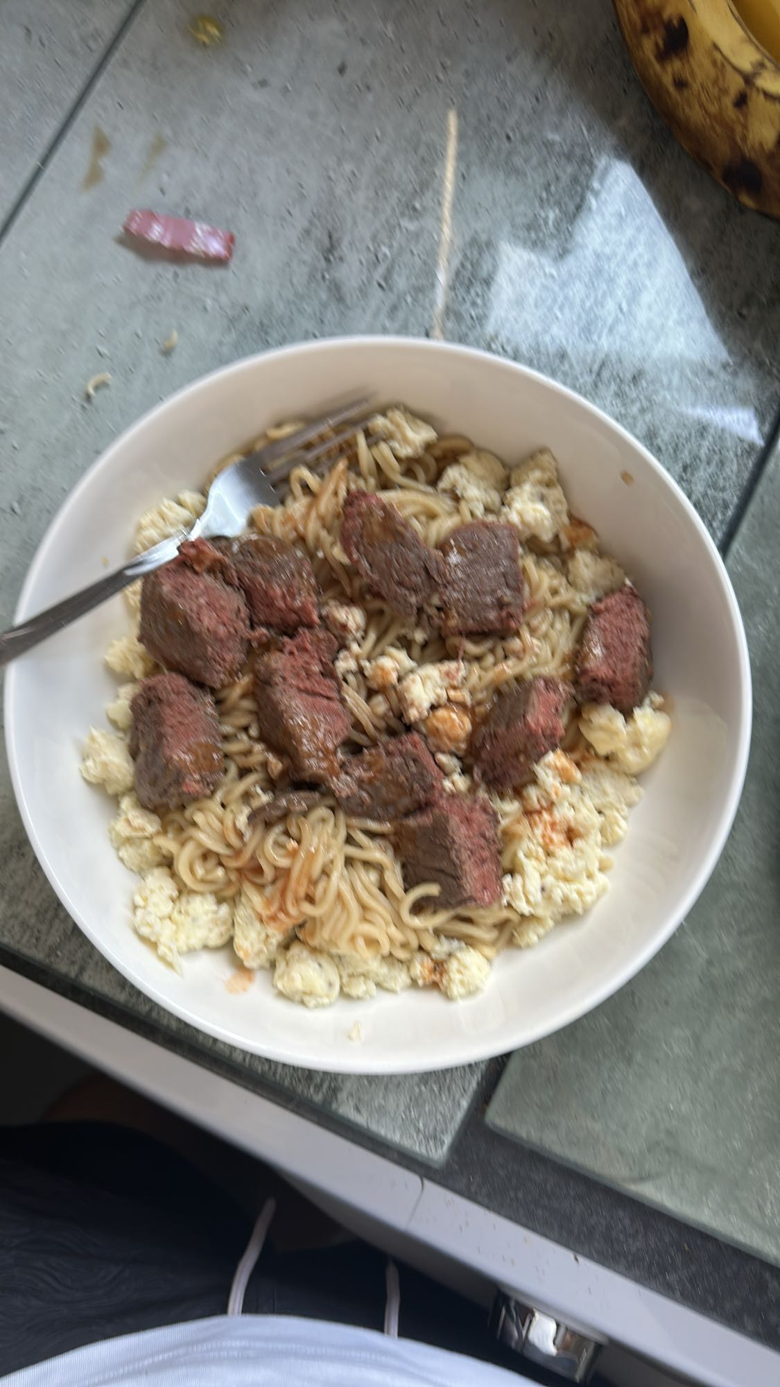 Beef Noodles with Egg