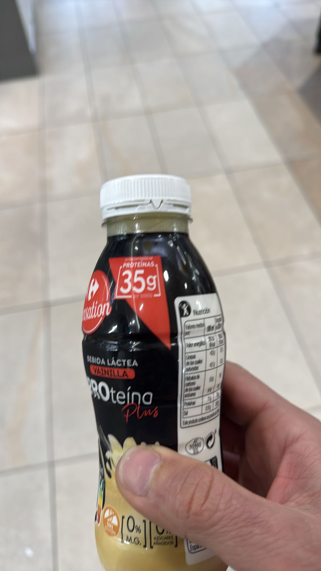 Bebida proteica vainilla