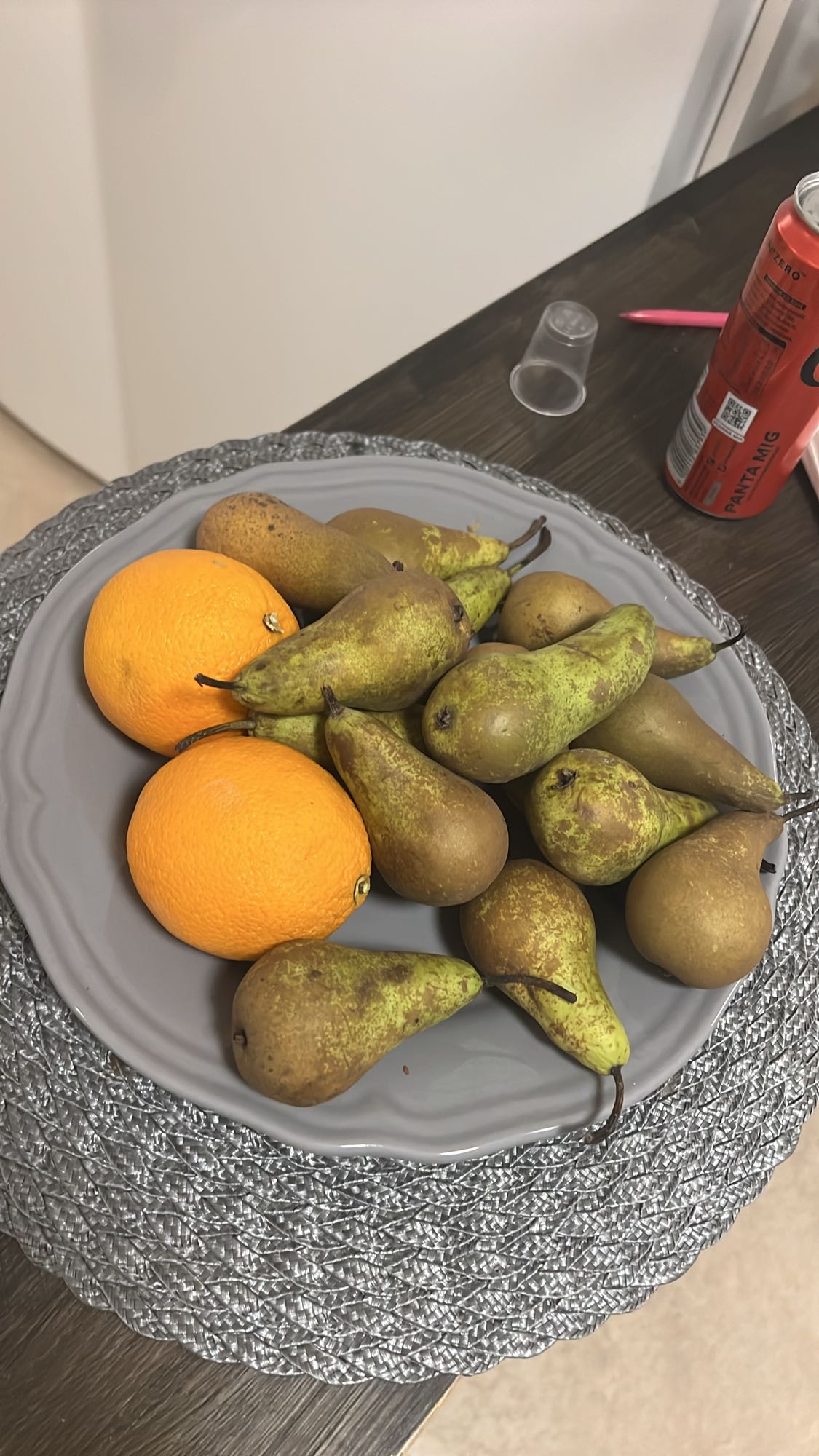 Päron och apelsiner