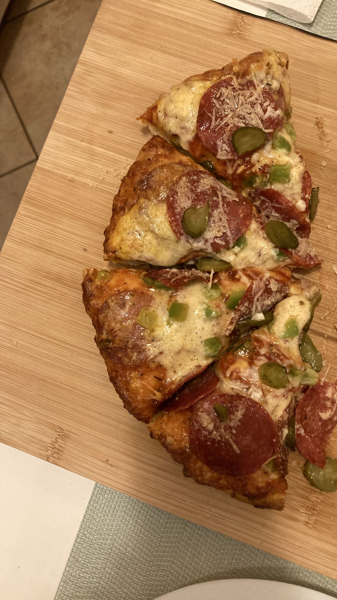 Pepperoni Veggie Pizza