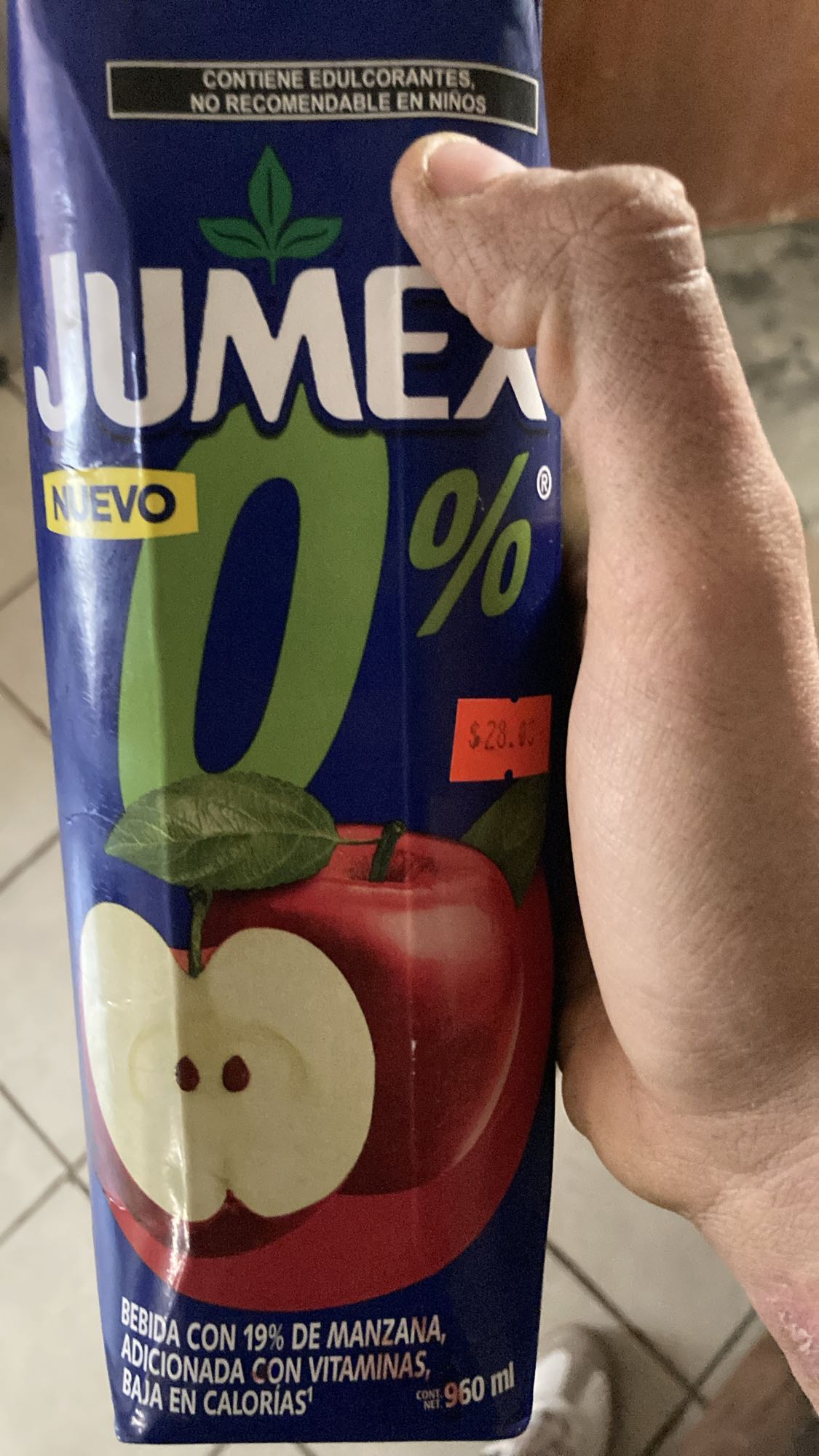Jugo de manzana Jumex