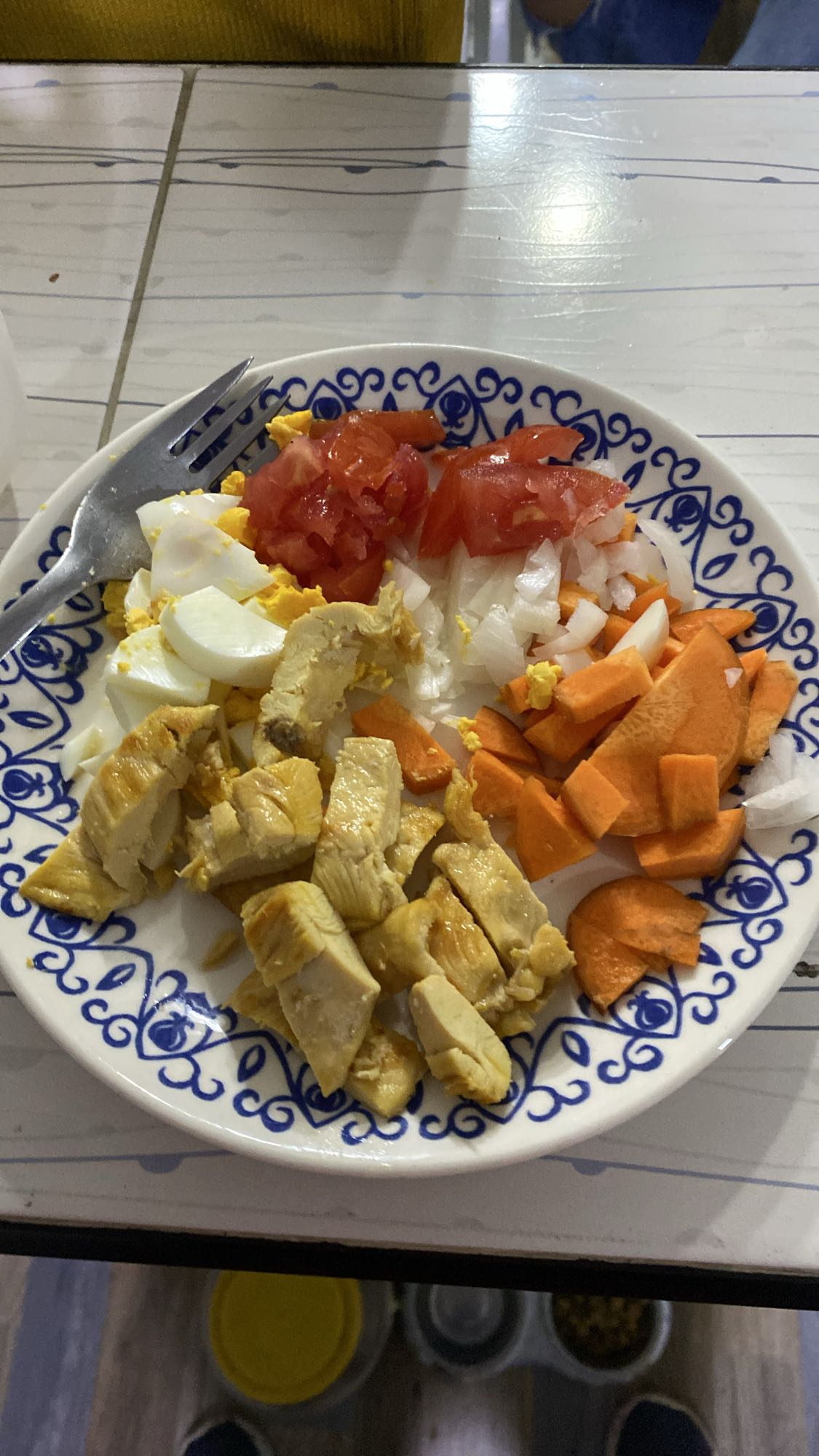 Plato saludable mixto