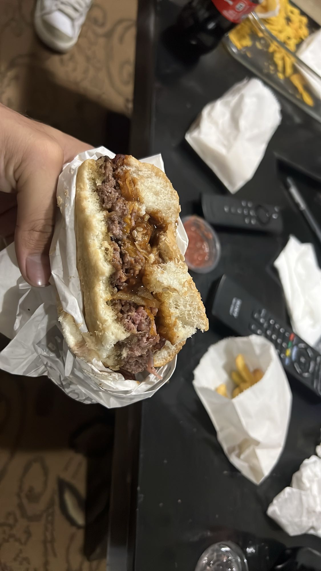 Hamburguesa con papas