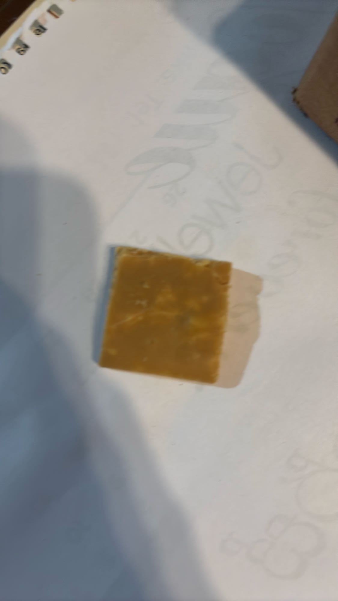 Caramel candy square
