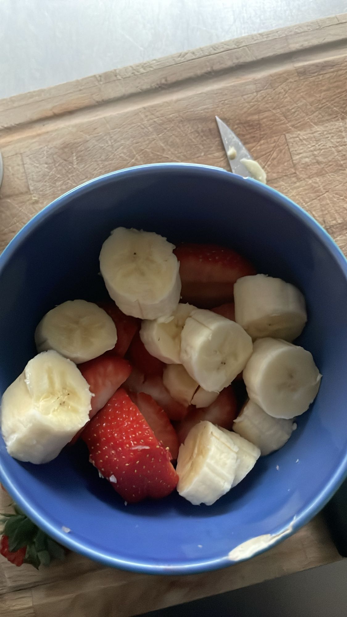 Banaan aardbei snack