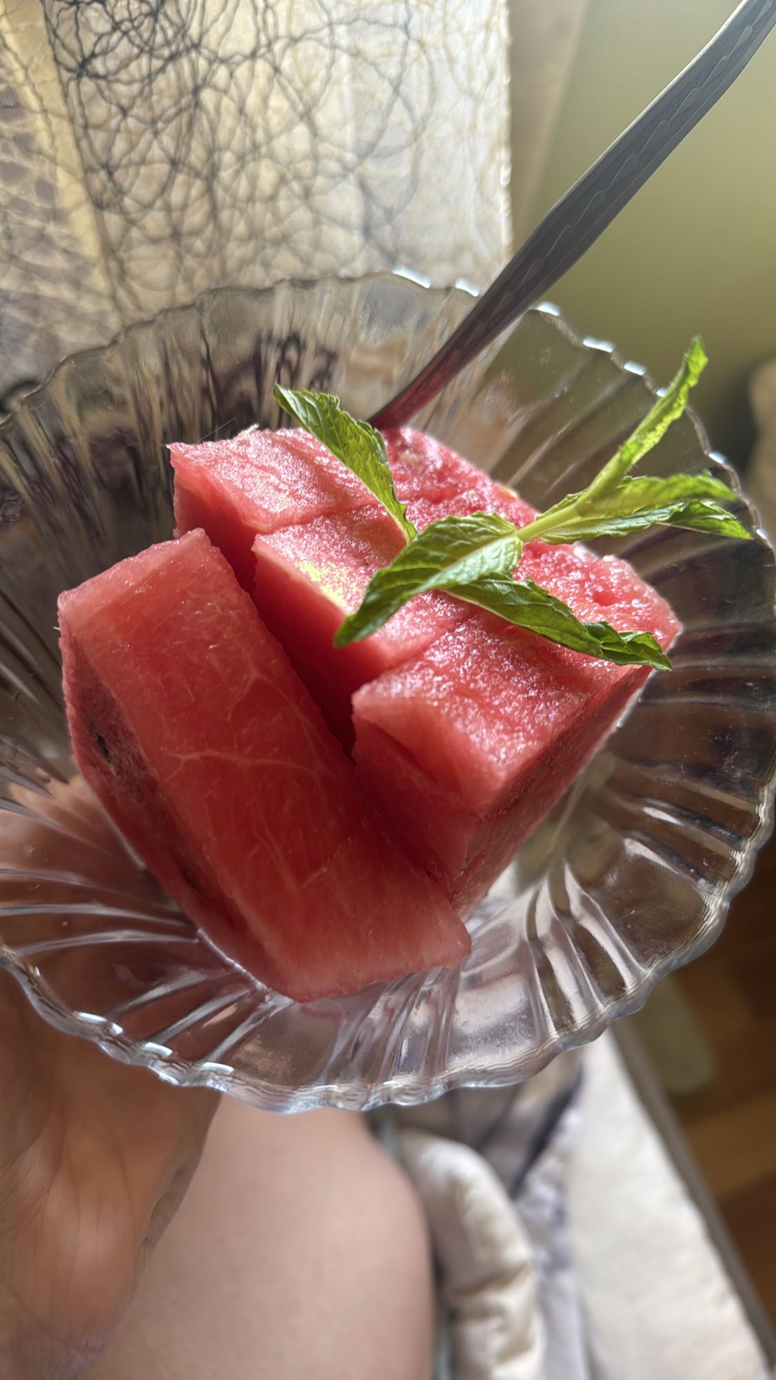 Арбуз с мятой