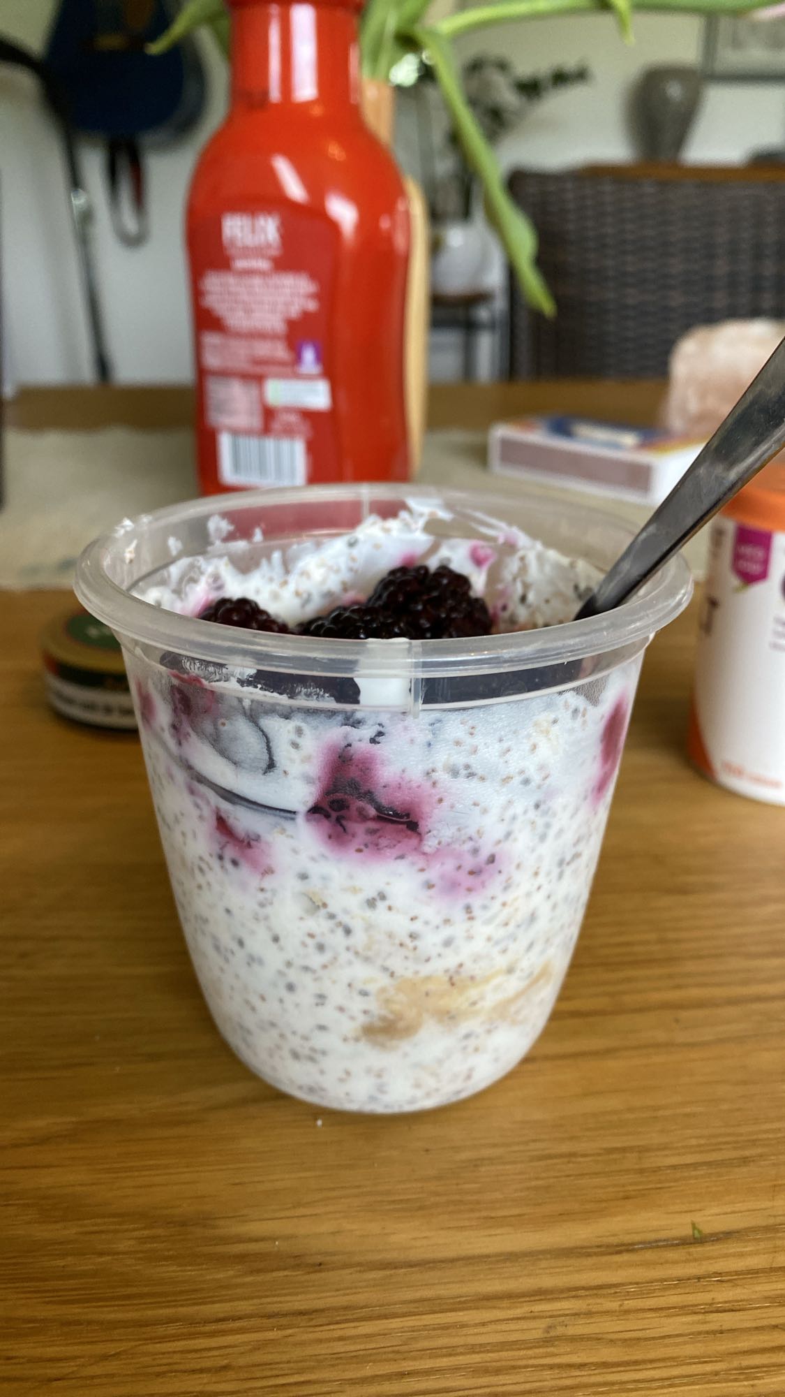 Overnight oats bär