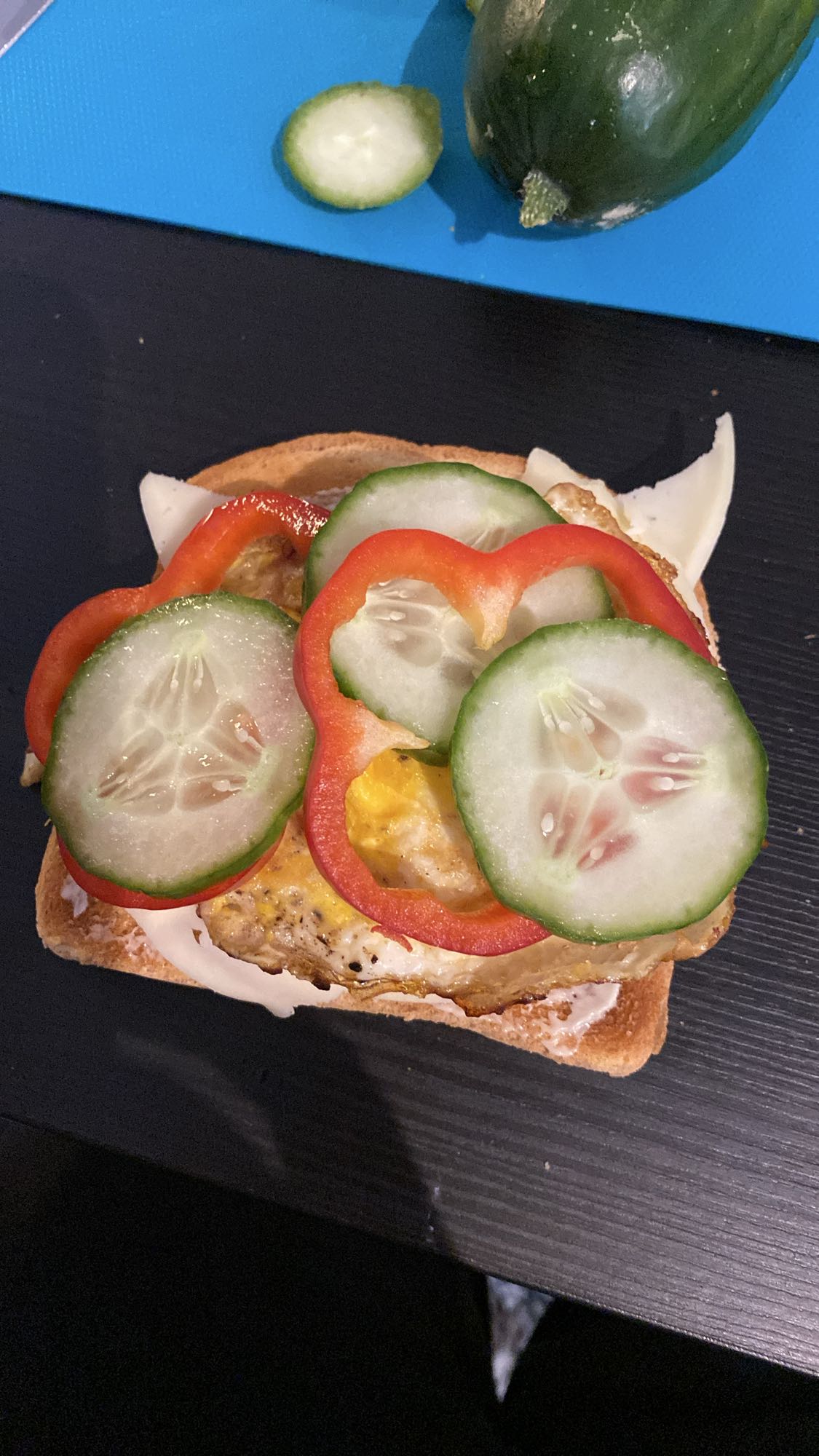 Smörgås med grönsaker