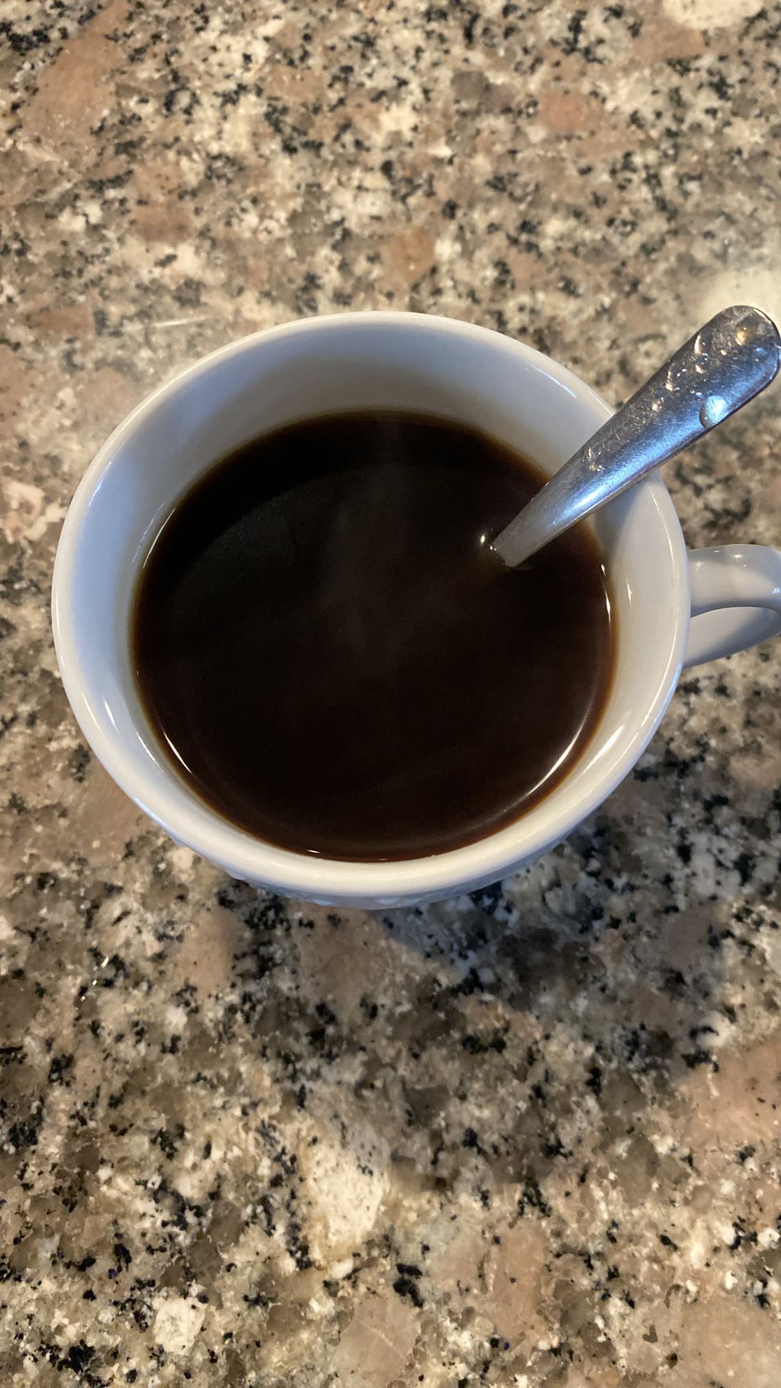 Taza de café negro