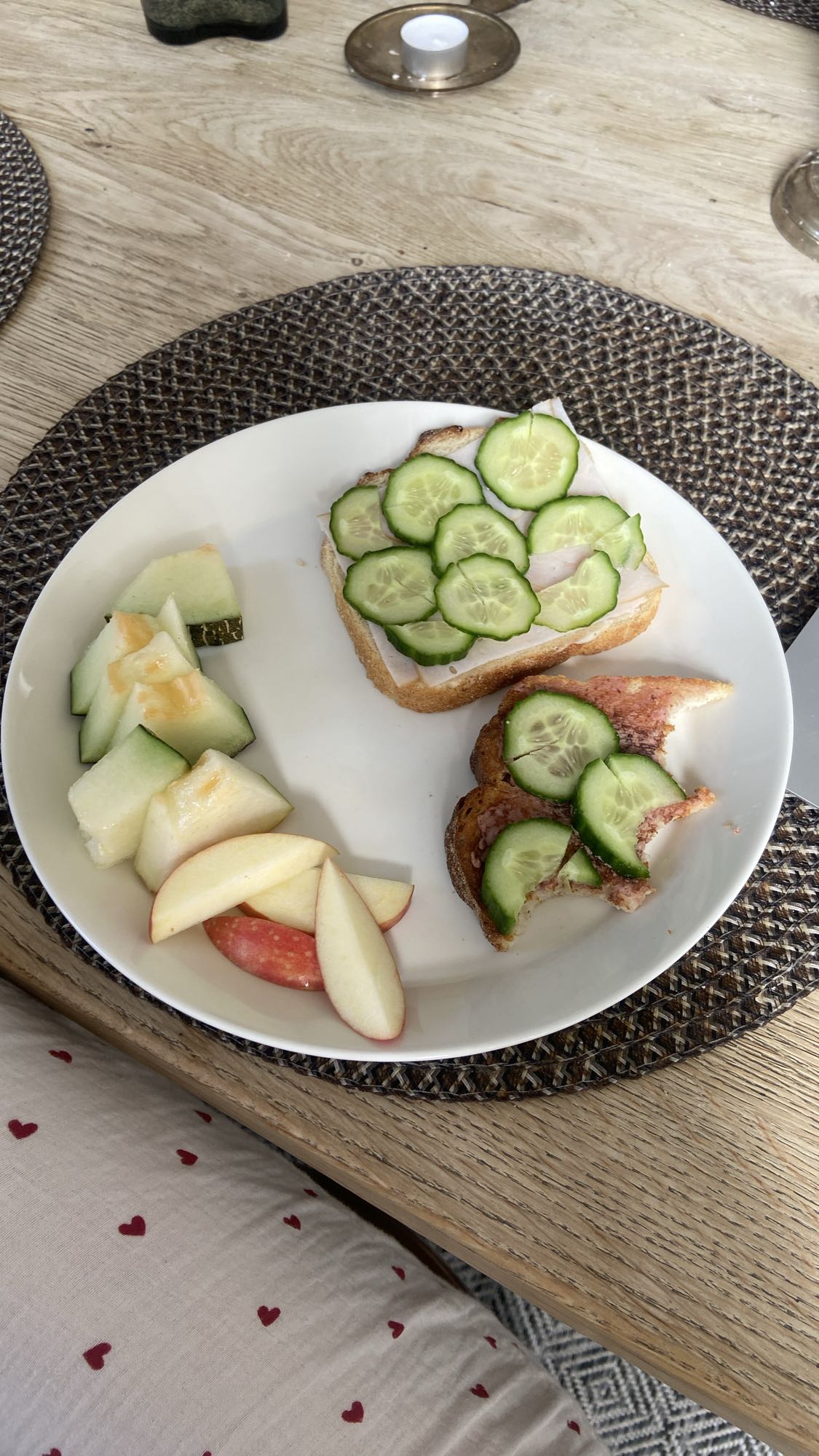 Smörgås med frukt