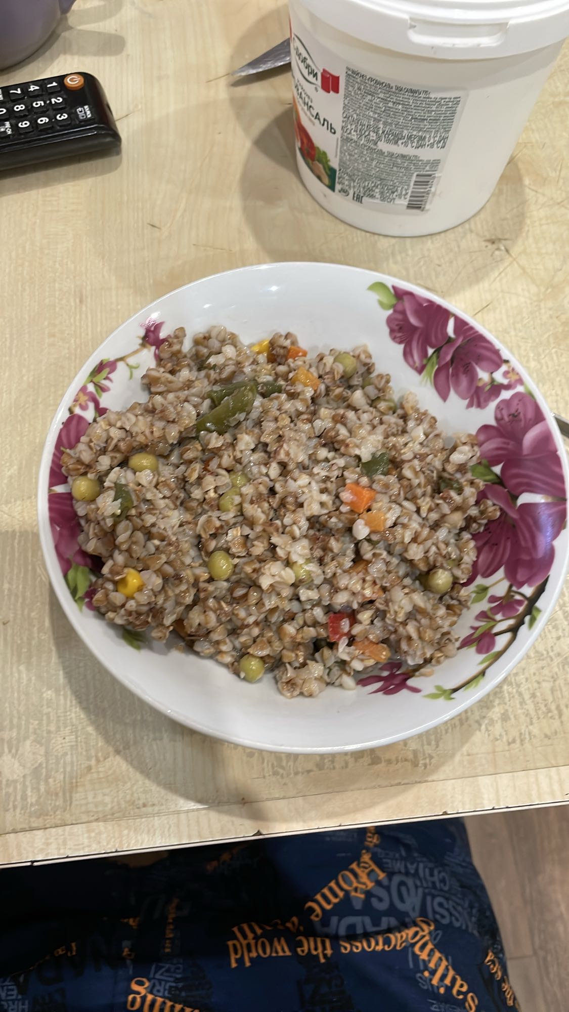 Гречка с овощами