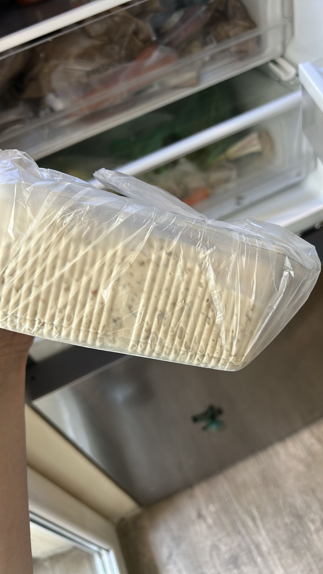 Frozen packaged meal