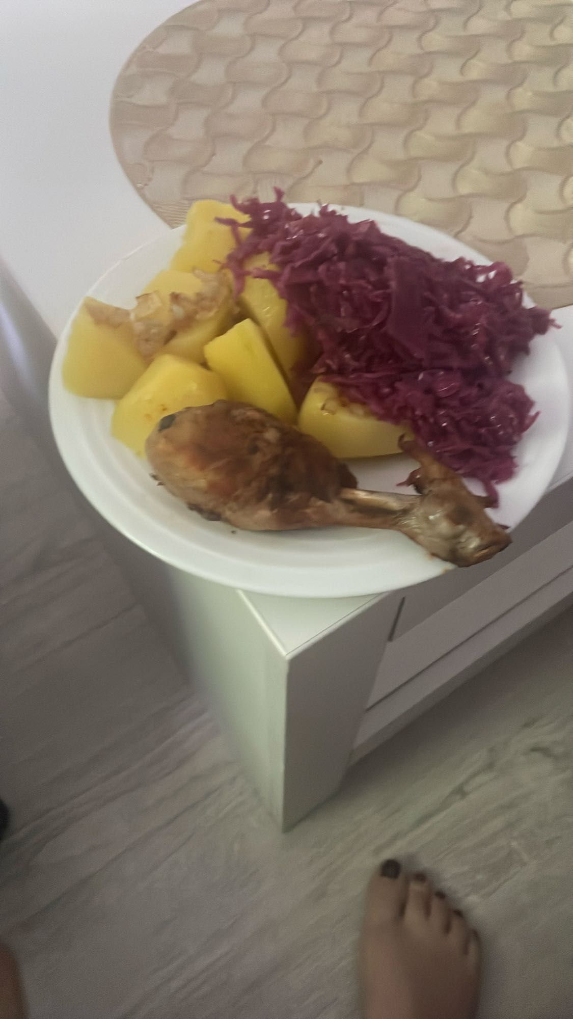 Pałeczka z kurczaka 100 g ziemniaki 250 g