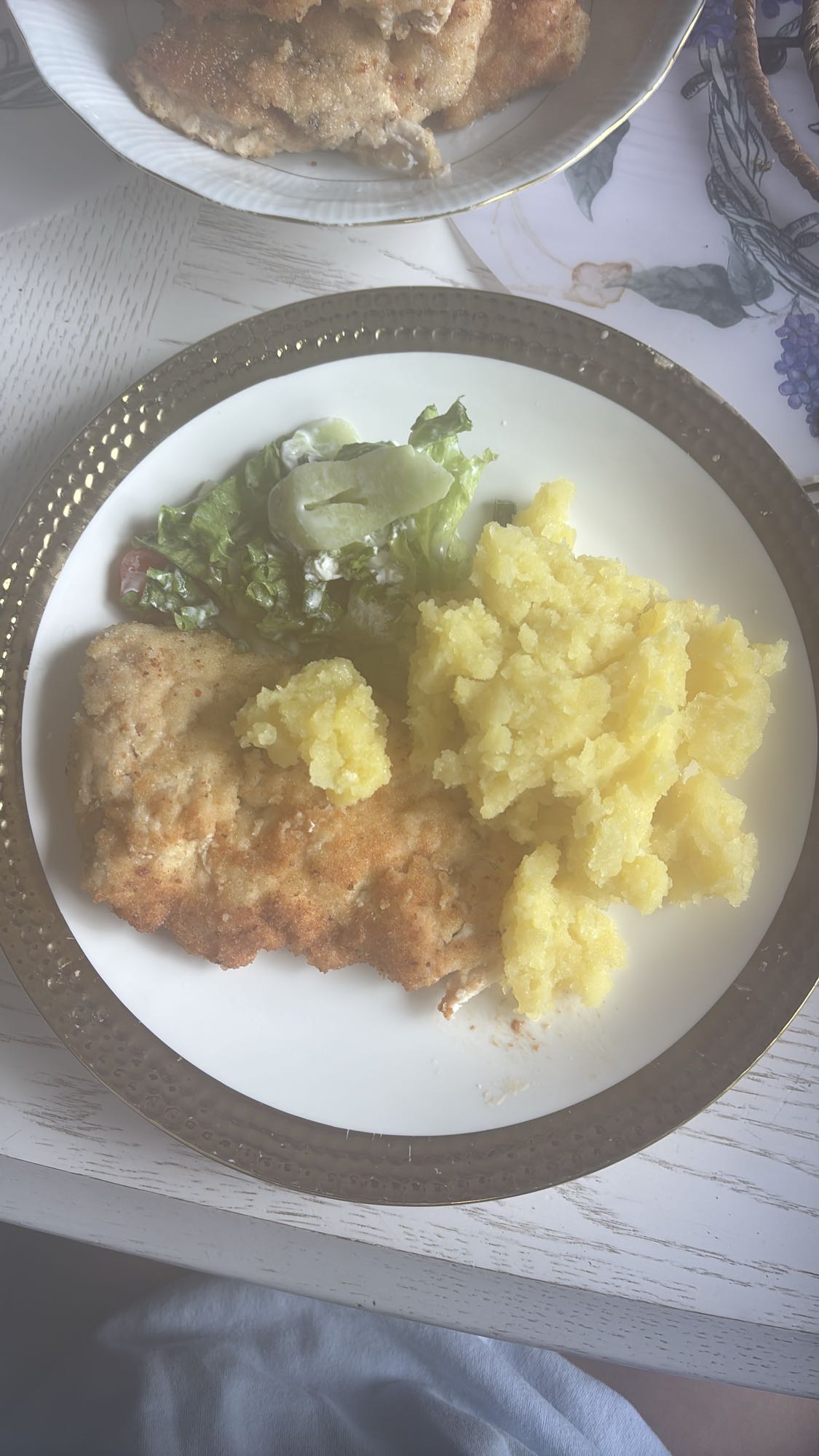 Kotlet z ziemniakami