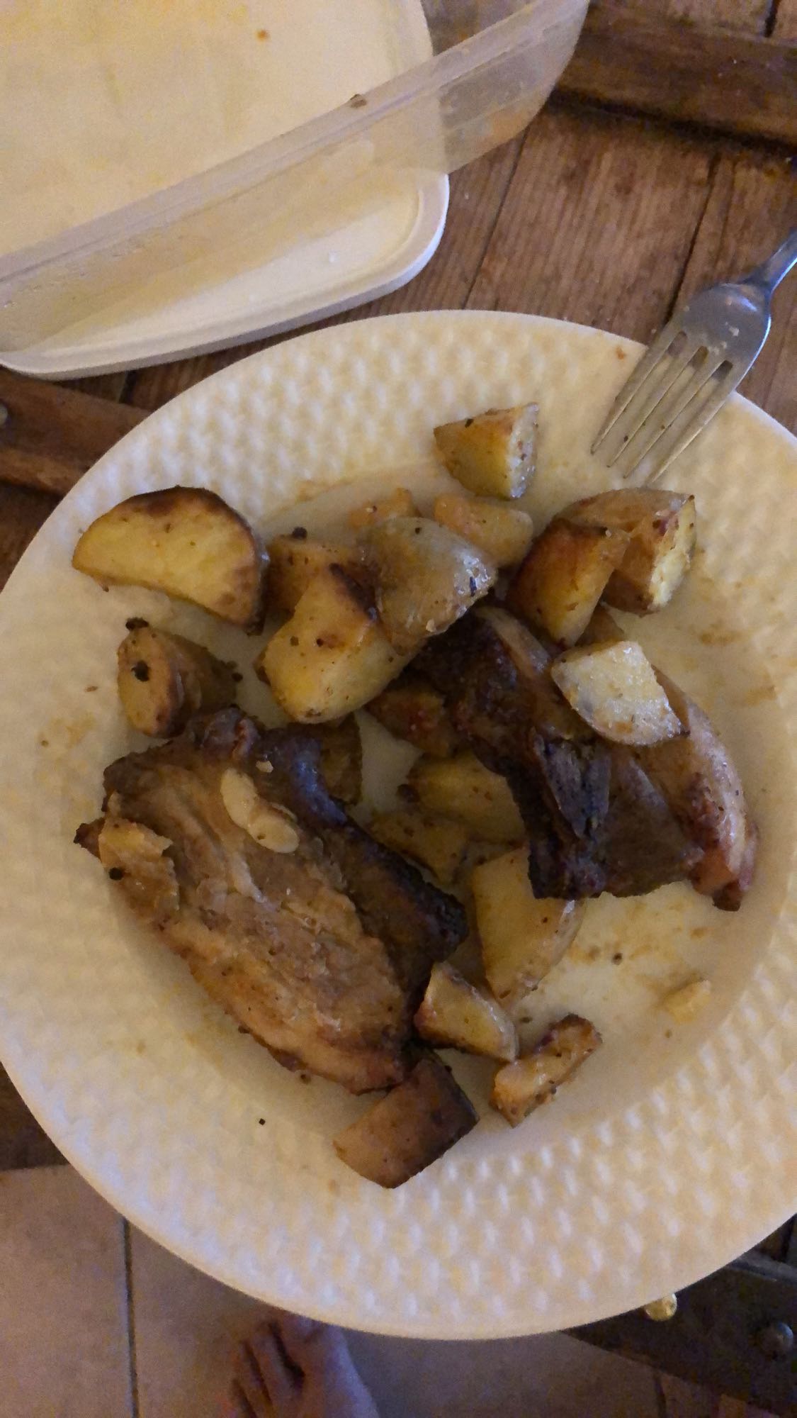 Côtes et pommes de terre