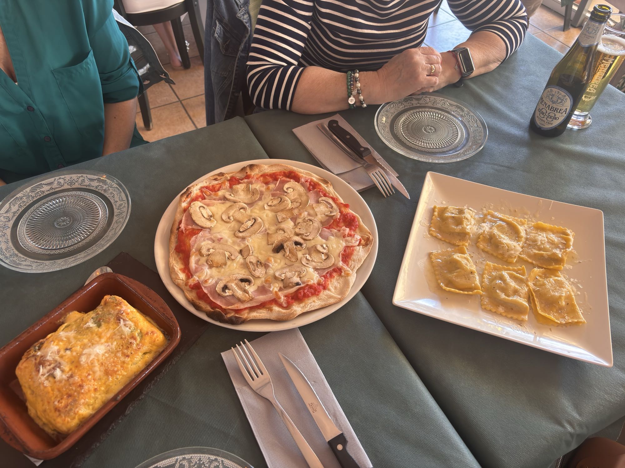 Pizza y pasta italiana