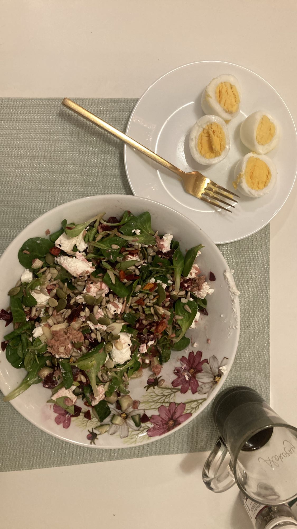 Egg and Salad Plate