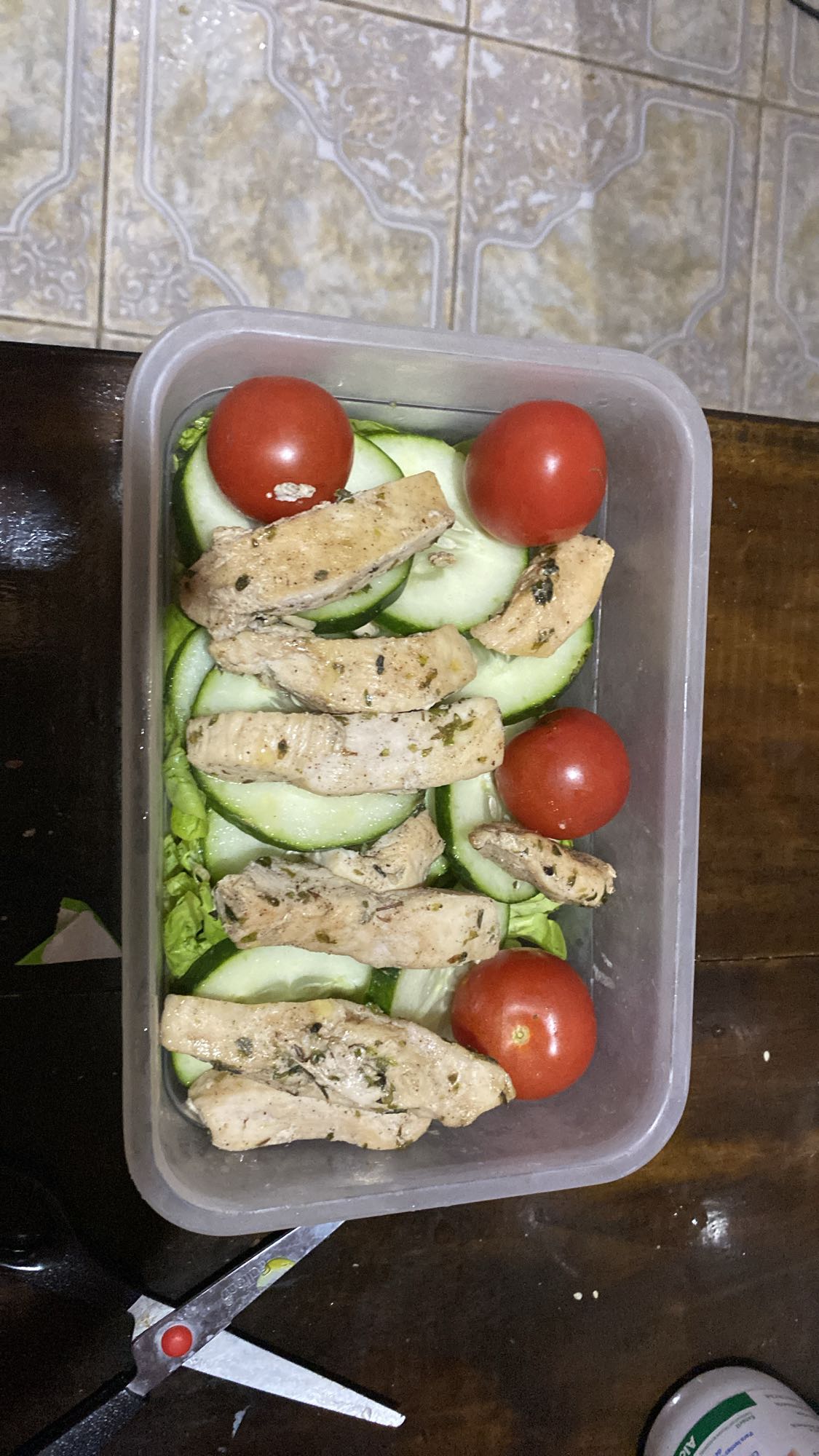 Ensalada con pollo