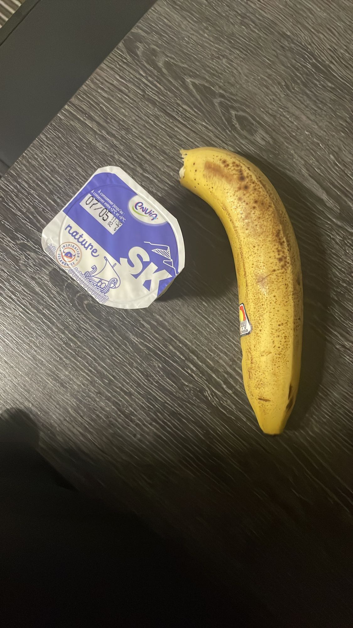 Banane et skyr nature