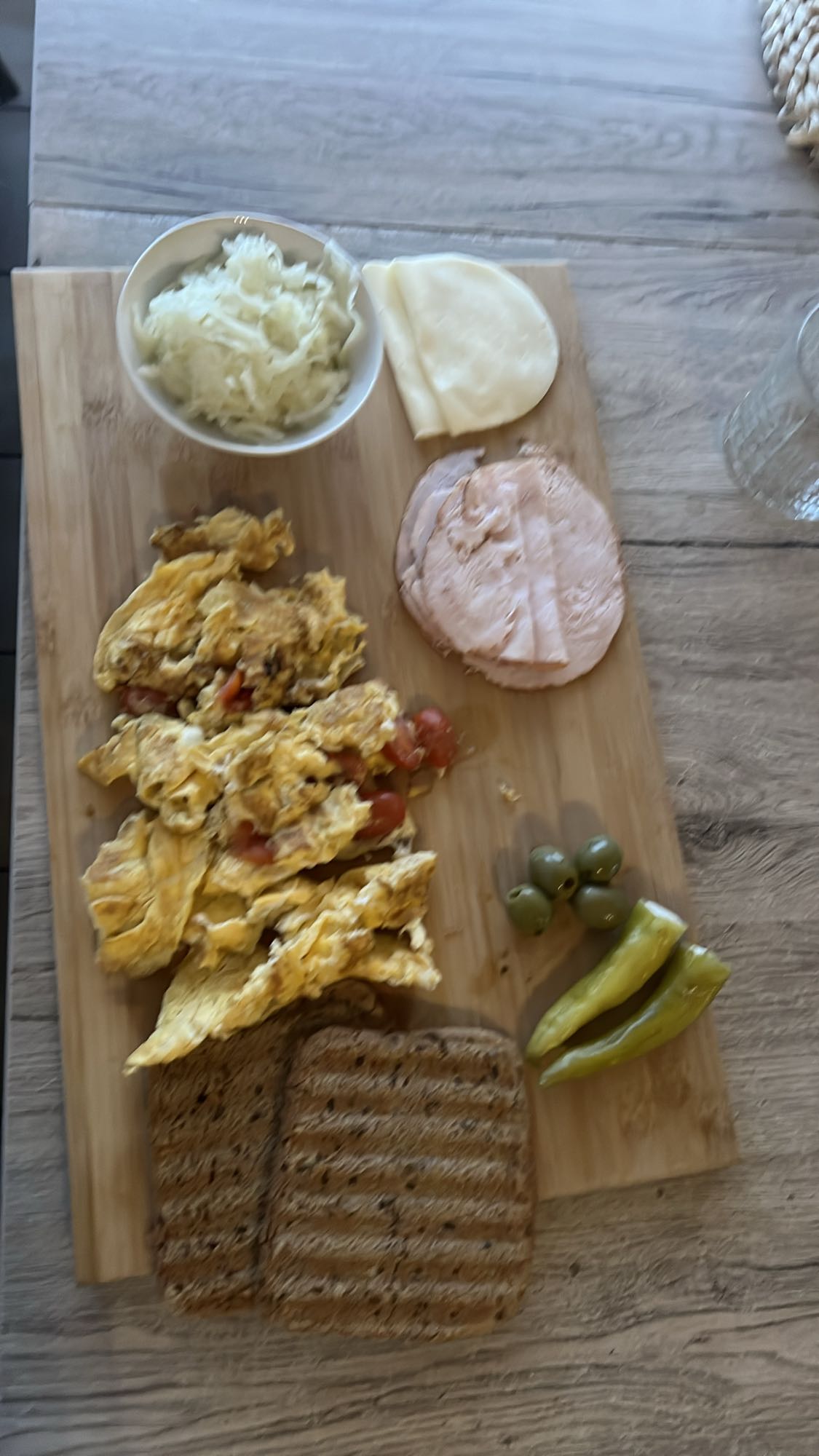 Desayuno mixto saludable