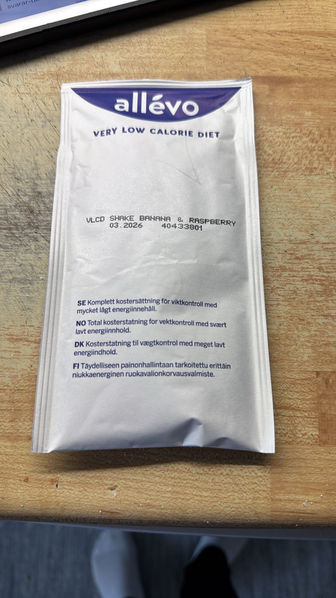 VLCD Shake Banan & Hallon