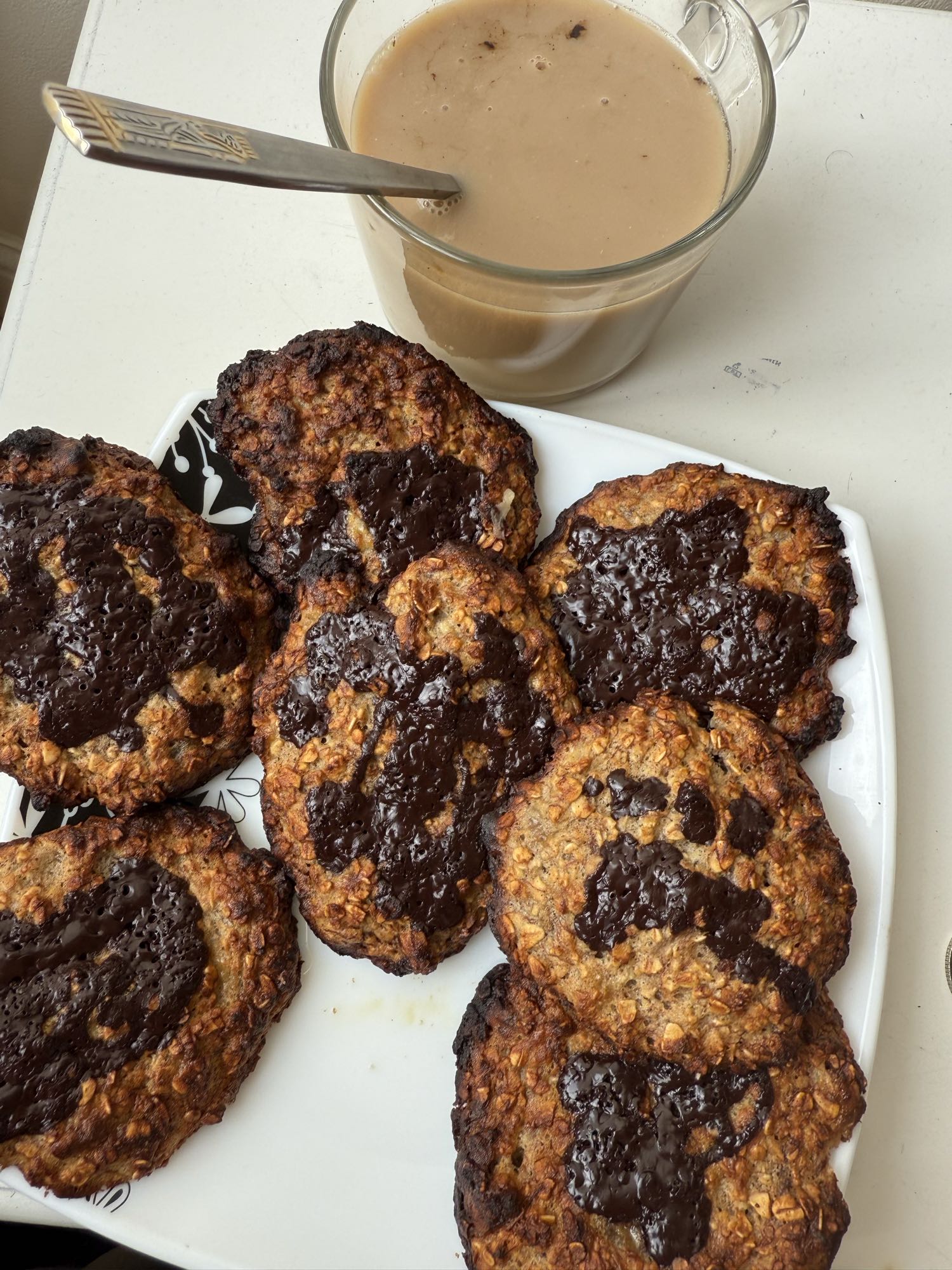 Galletas de avena y café