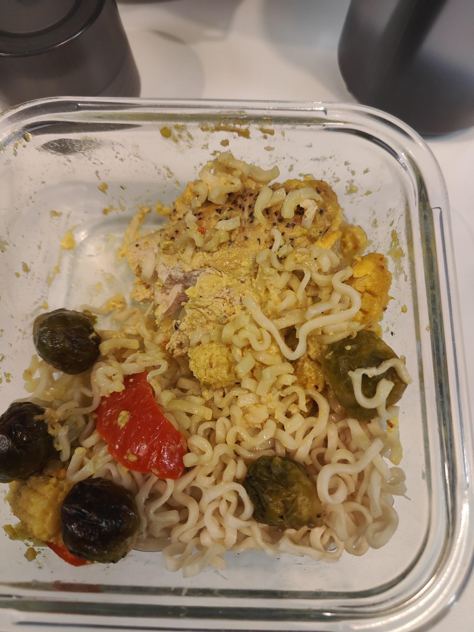 Chicken veggie noodles