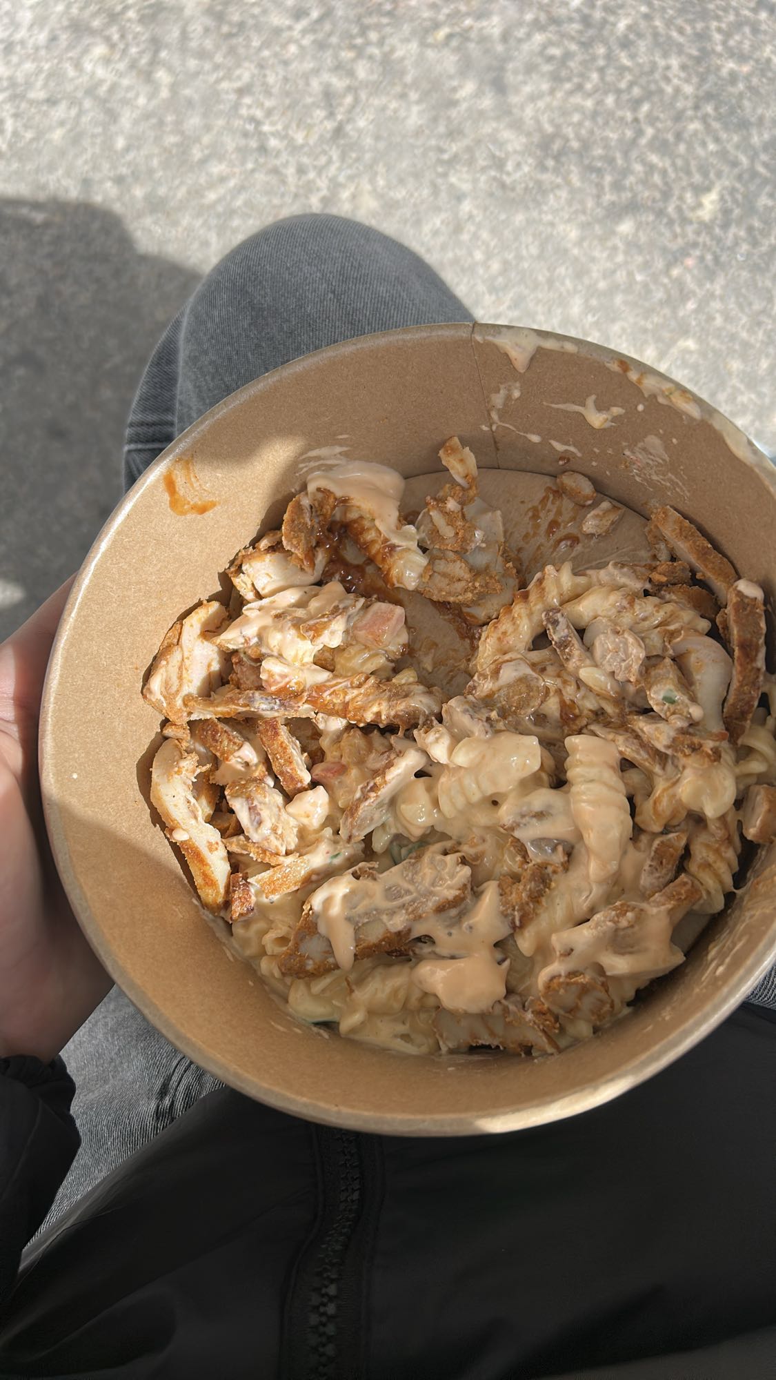 Creamy Chicken Pasta Bowl