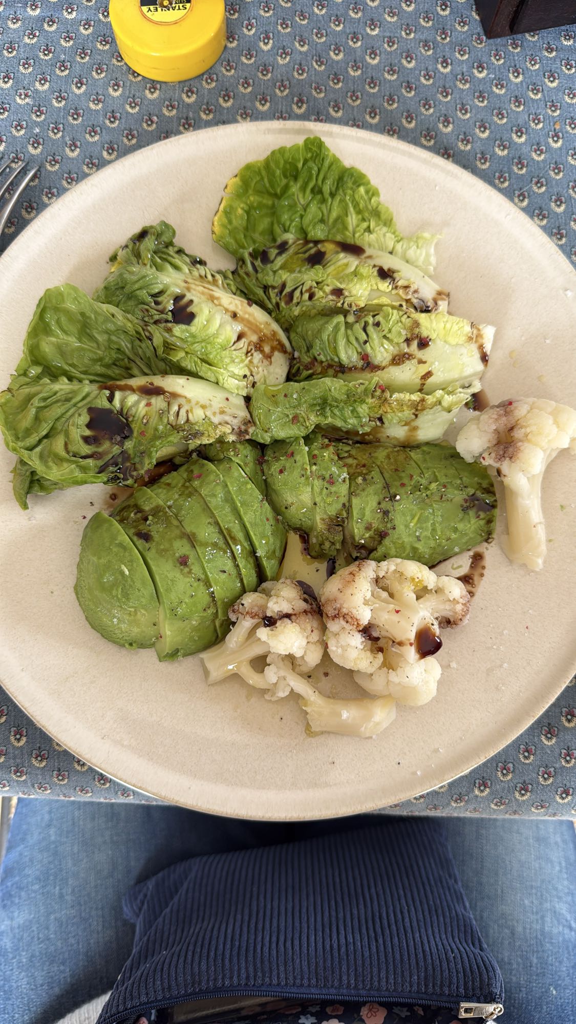 Salade avocat chou-fleur