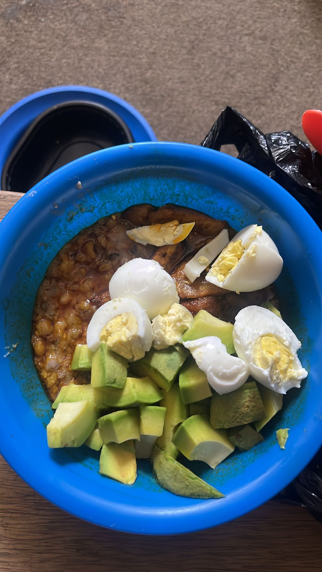 Eggs, Avocado & Beans
