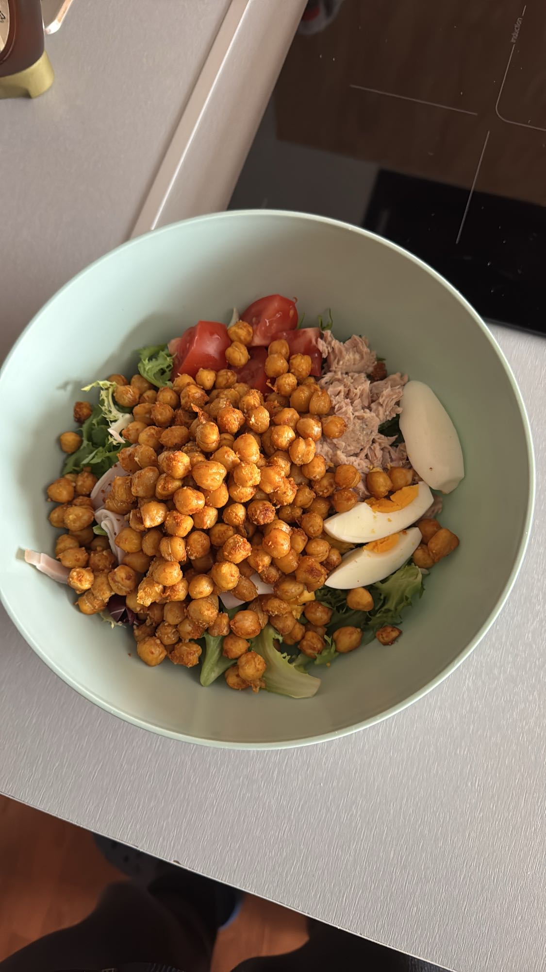 Ensalada con garbanzos