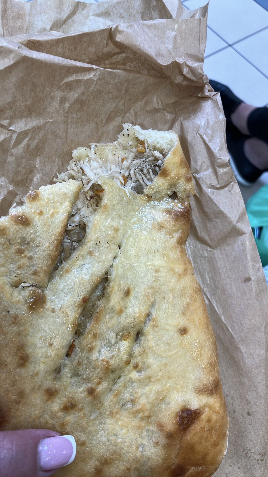 Chlebek z kurczakiem