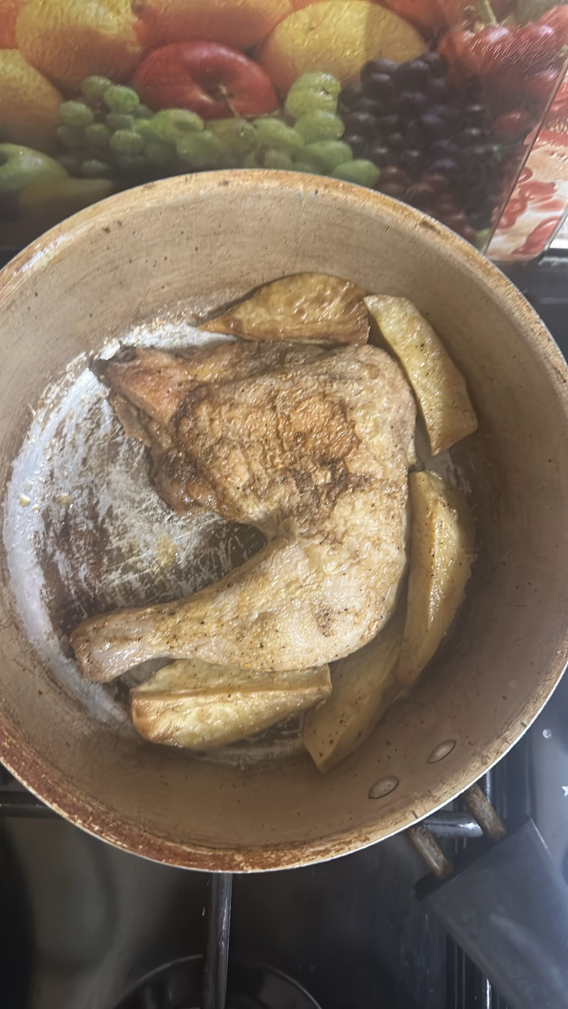 Курица с картофелем