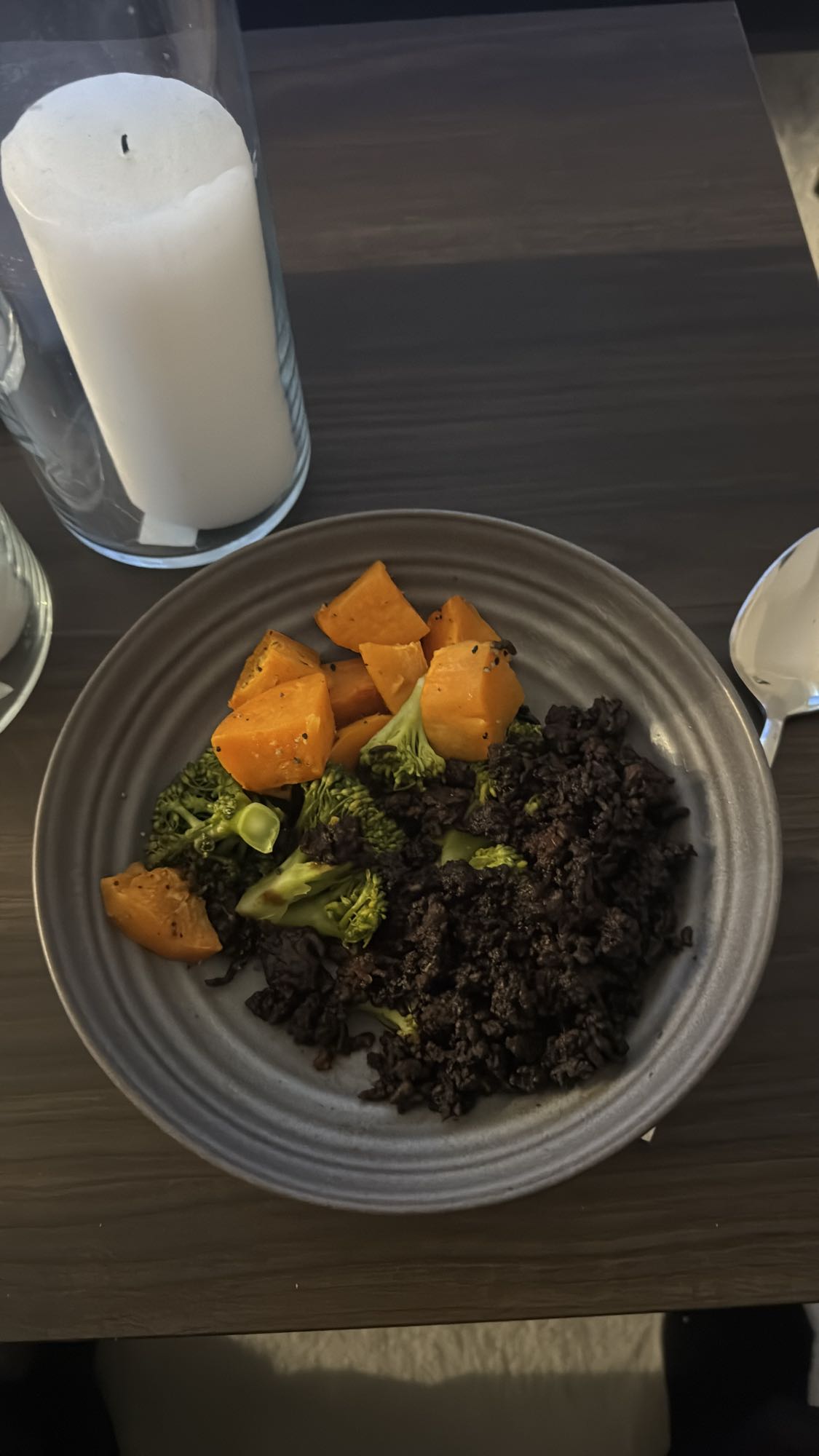 Sötpotatis med broccoli