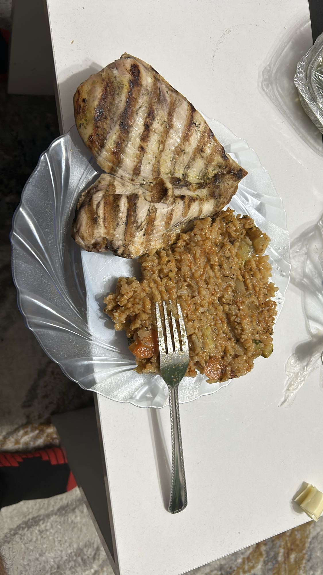 Grilled Chicken with Rice