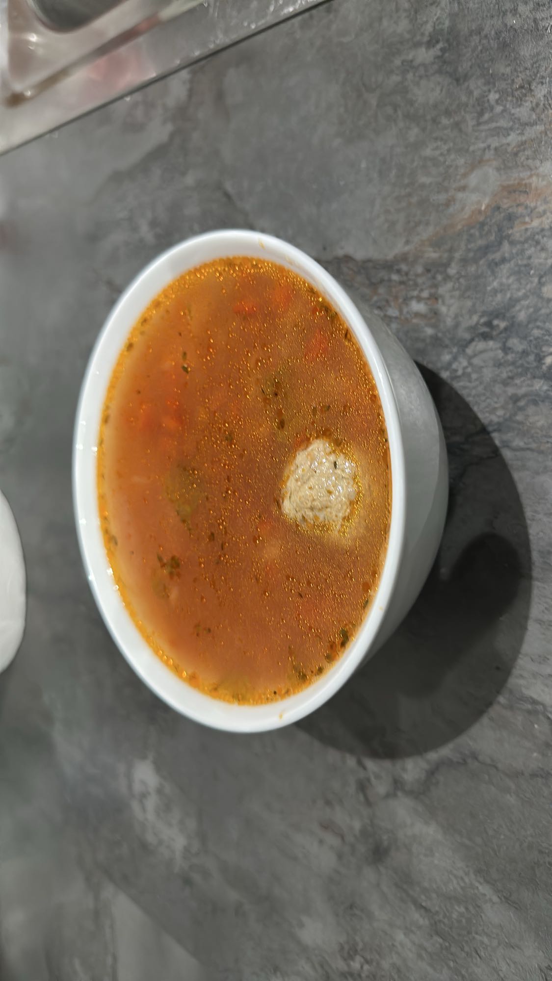 Meatball vegetable soup