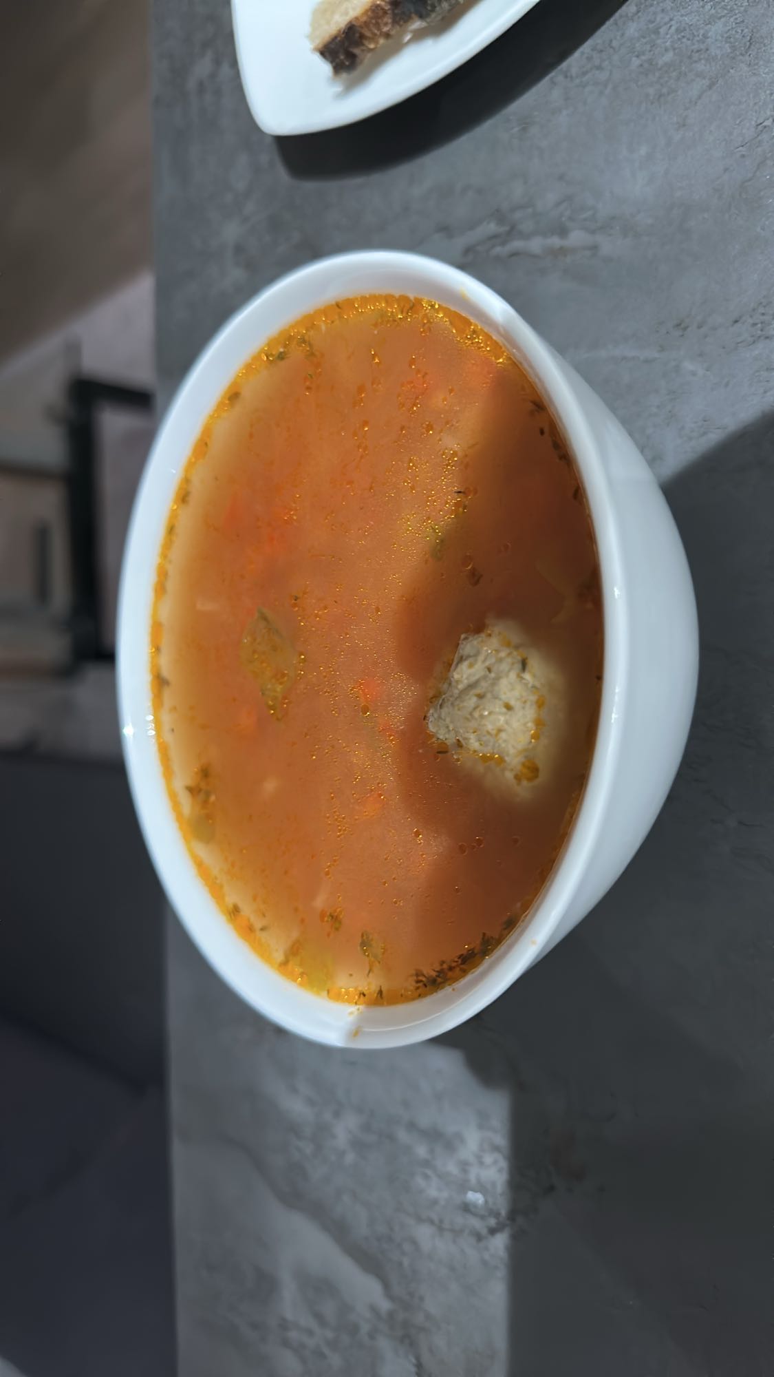 Meatball vegetable soup