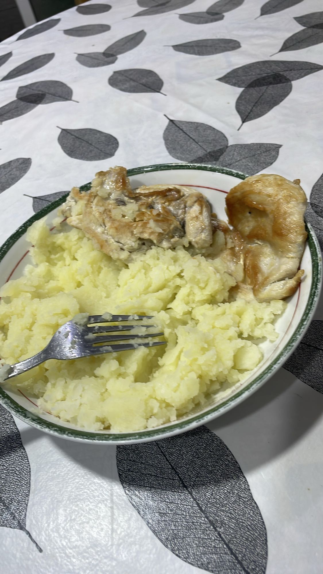 Poulet et purée