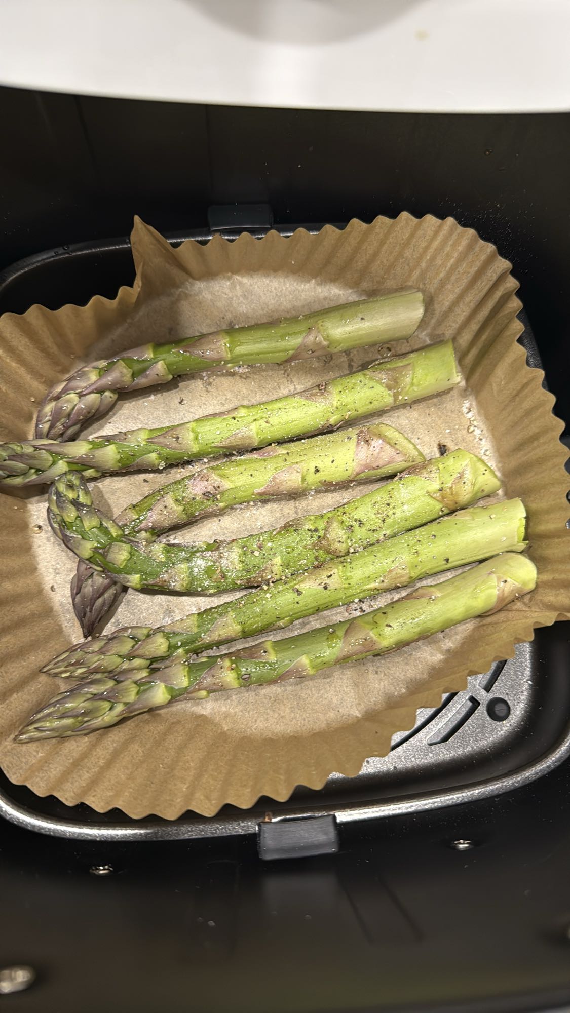 Жареная спаржа