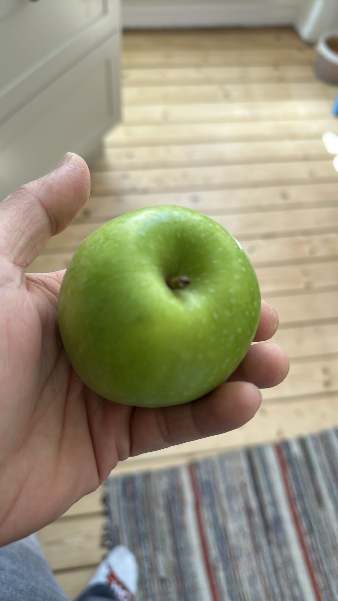 Grönt äpple