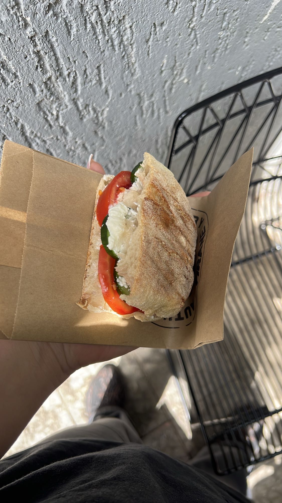 Tomato Feta Sandwich